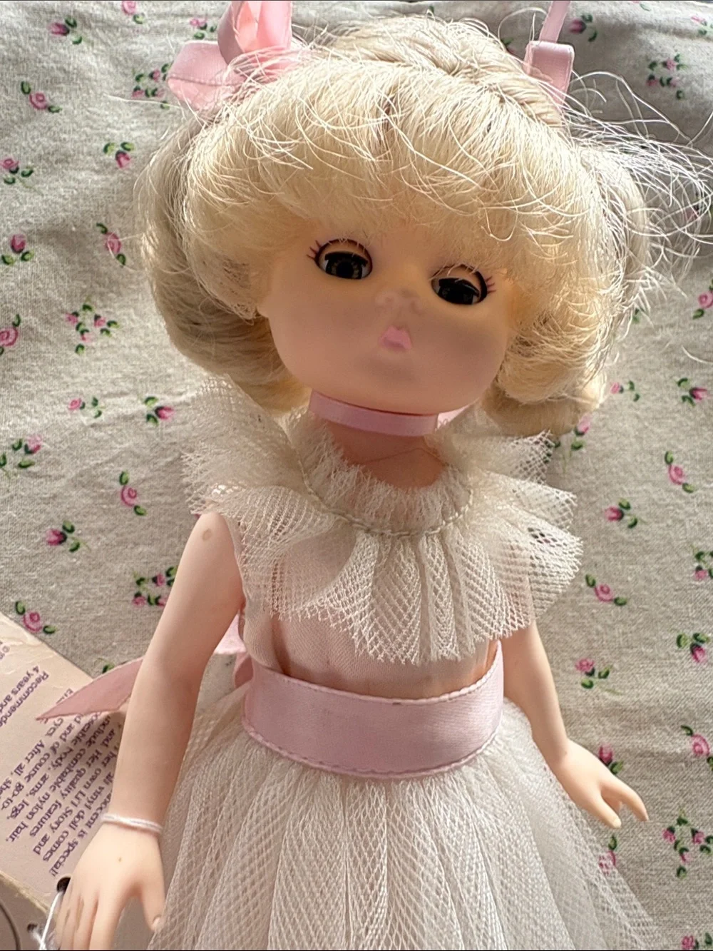 Vintage 1980’s  Effanbee “Lil Innocents” Michelle Ballerina Collectible Doll